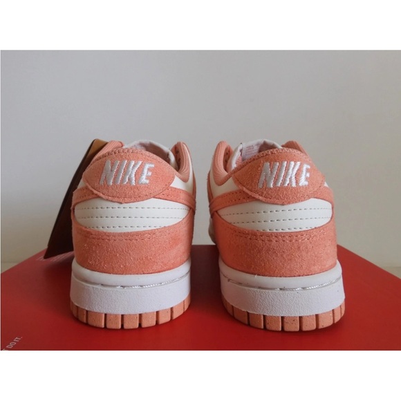 Nike Dunk Low Soft Pearl Pink-Apricot Agate-White Womens Sizes (HJ7673-003] - Picture 3 of 7